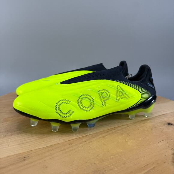 Mens 6.5 / W7.5 - Adidas Copa Pure 3 Elite FG Soccer Cleats Laceless Lucid Lemon - Picture 3 of 9
